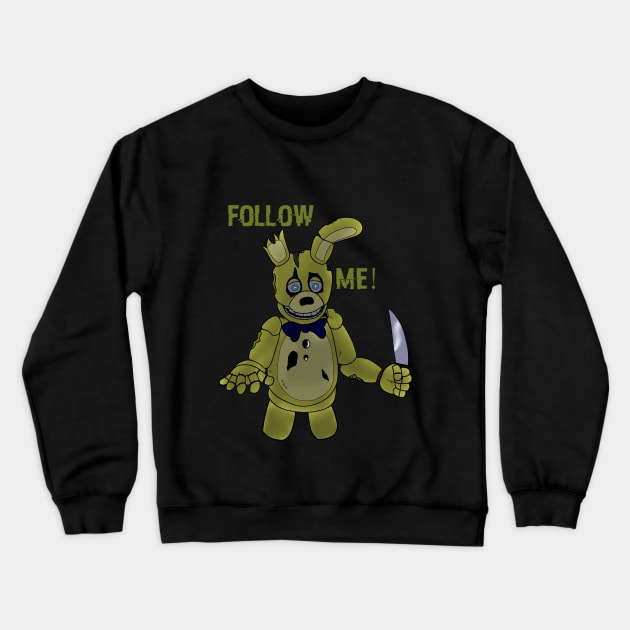 Fnaf Springtrap Crewneck Sweatshirt by MortuusArts